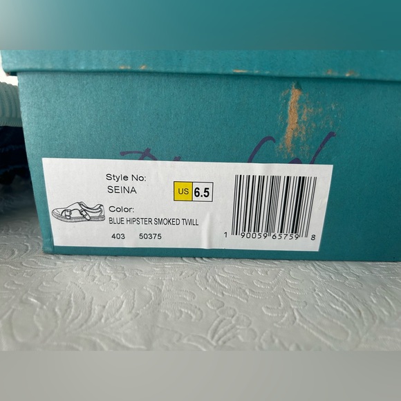 Blowfish Siena blue hipster smoked twill slip on sneakers 6.5 - Picture 8 of 9